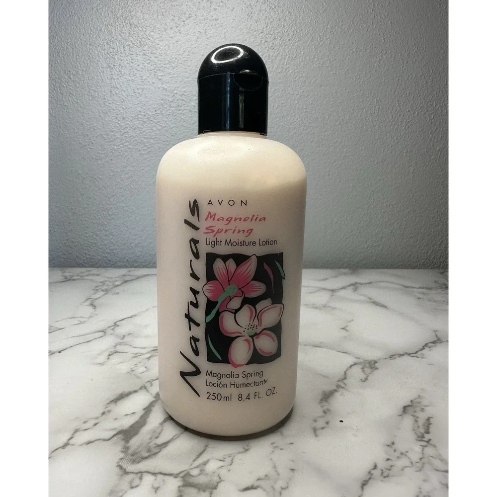 3 Vintage Avon Naturals Waterflowers Pineapple‎ Magnolia Spring Body Lotion New